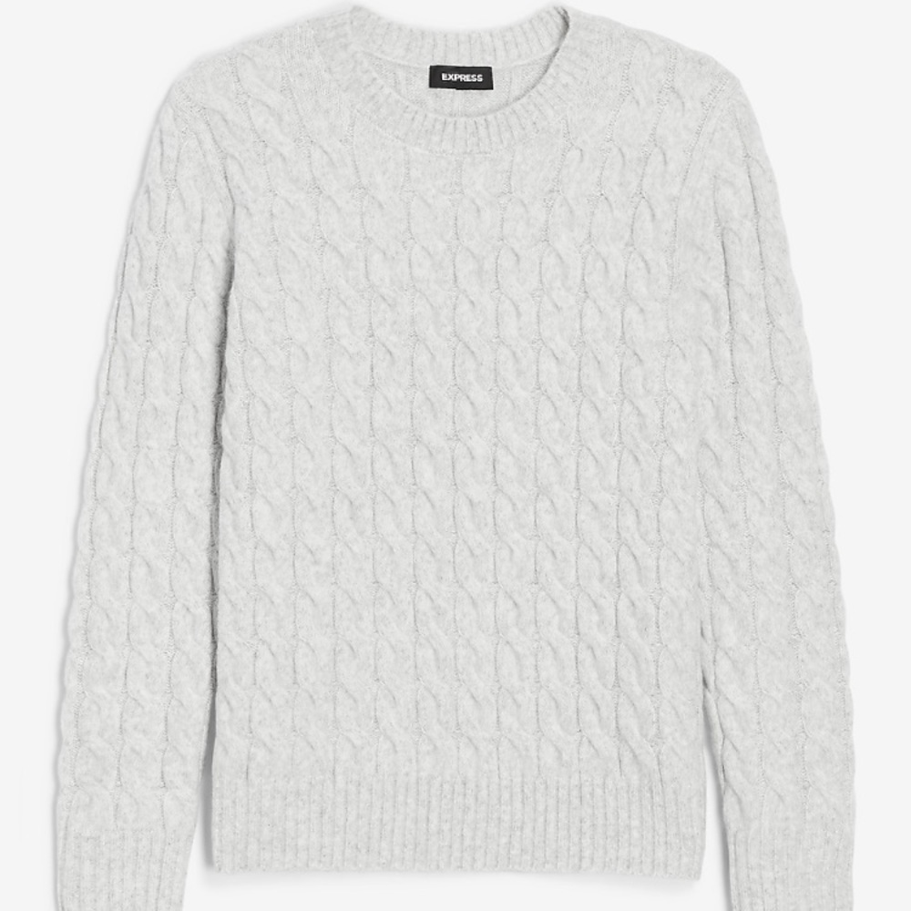 Express Cozy Cable Knit Sweater